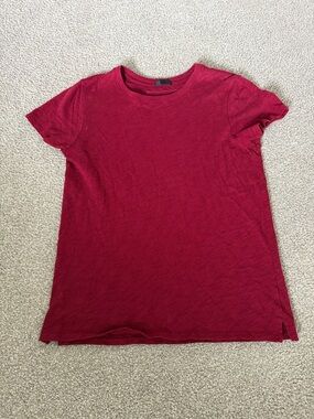 ATM Anthony Thomas Melillo Short Sleeve Crewneck Tee - Deep Red